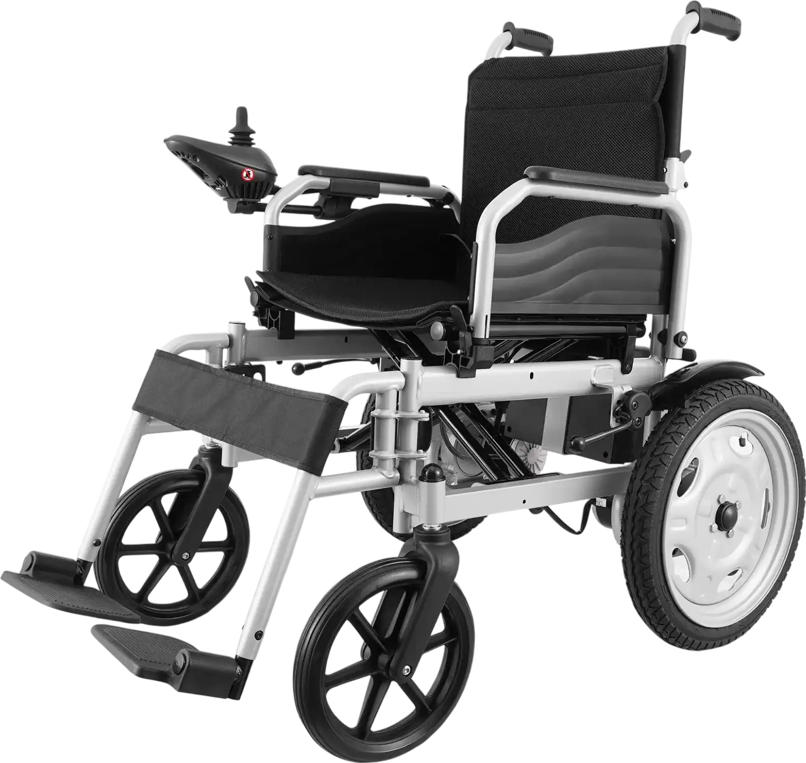 Vevor Electric Wheelchair All-Terrain Foldable 3.7 MPH 12.5 Mile Range 24V New
