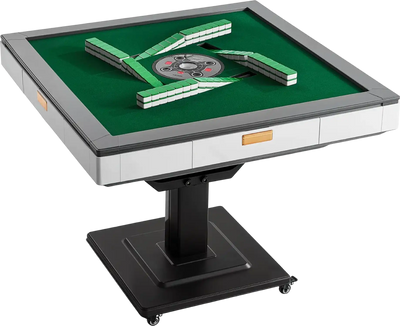 Vevor Mahjong Table with Automatic Shuffler 42mm 152-Piece Tile Set Foldable New