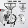 Vevor Grain Grinding Mill Stainless Steel 0-50 Mesh 1400 RPM 2200W New