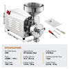Vevor Grain Grinding Mill Stainless Steel 0-50 Mesh 1400 RPM 2200W New