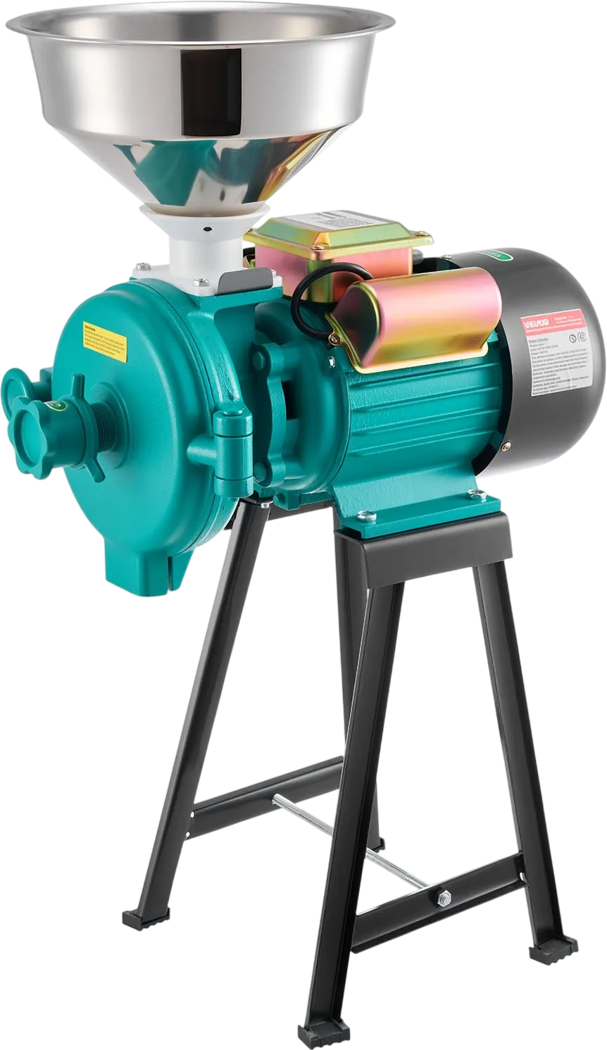 Vevor Electric Grain Mill Dry Grinder 110 lbs/Hr 1500W Adjustable Thickness New
