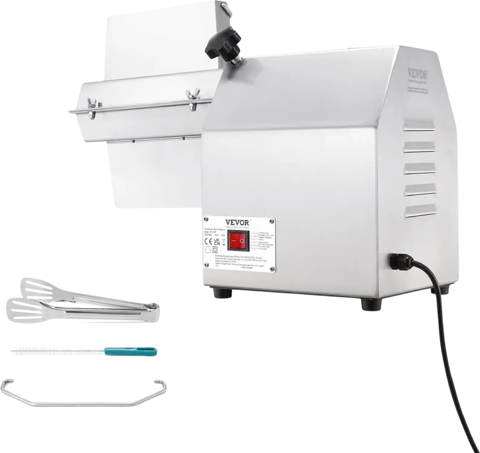 Vevor Commercial Meat Tenderizer 750W Stainless Steel with Accessories New