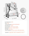 Vevor Pizza Dough Roller Sheeter 3-14 Inch Automatic Press 370W New