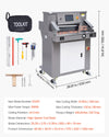 Vevor Electric Paper Cutter 20.3" Cutting Width Touchscreen Control 1100W New