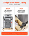 Vevor Electric Hydraulic Paper Cutter 20.2" Cutting Width 3.1" Thickness 2500W New