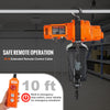 Vevor Electric Chain Hoist Single Phase 2200 Lbs Load 10 Ft Lifting New