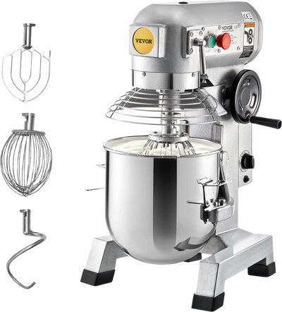 Vevor Commercial Food Mixer 15QT 3-Speed Adjustable with Timer 500W New