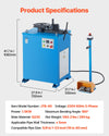 Vevor Electric Tube Bending Machine 1.5kW for 5/8" - 1.5" Pipes New
