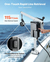 Vevor Line Hauler Boat Winch 198 lbs. Lift Capacity 115 ft/min 12V DC 1200W New