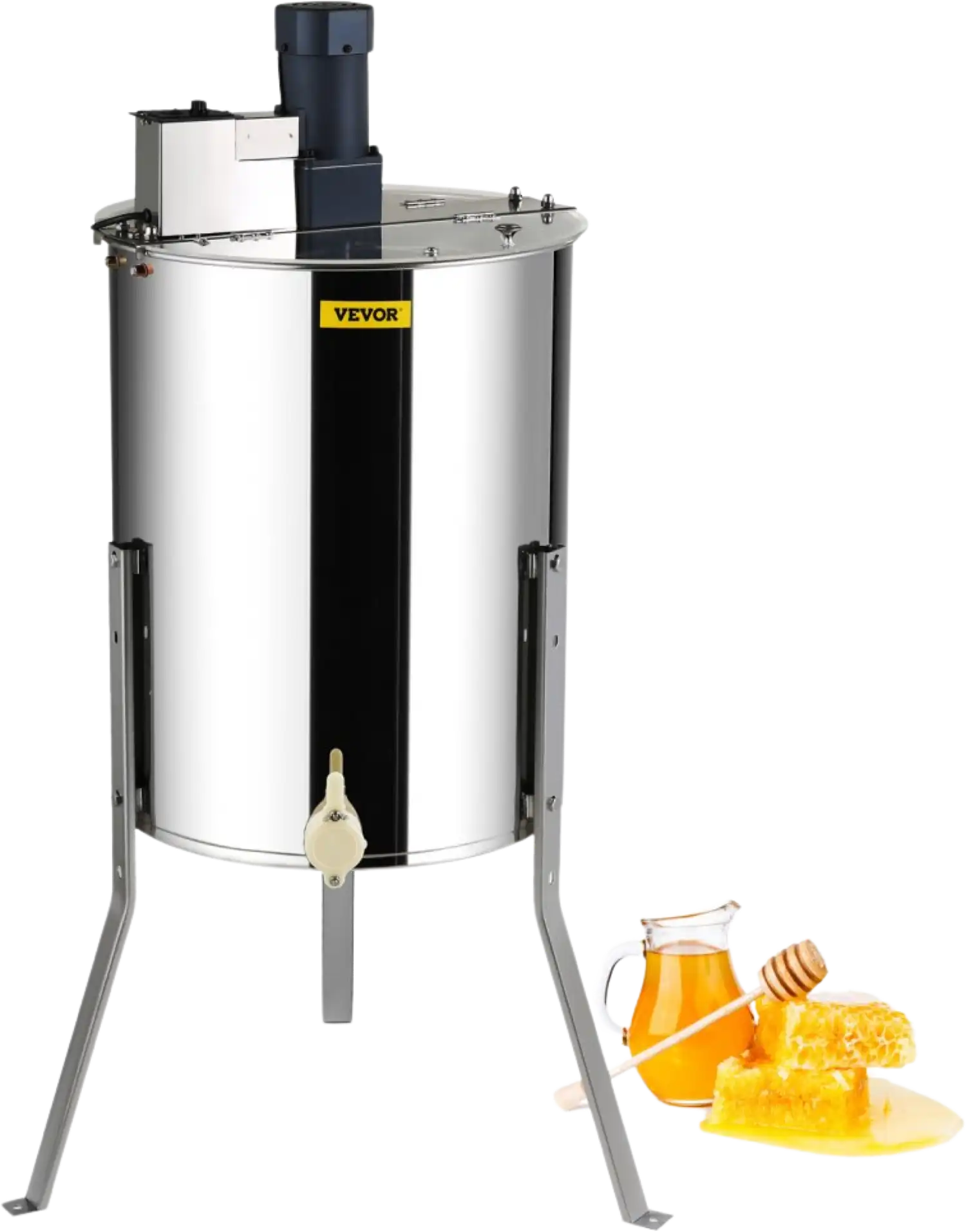 Vevor Honey Spinner Electric Extractor 4/8 Frames Stainless Steel New