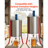Vevor Electric Honey Extractor 6 Frame Spinner Height Adjustable 140W New