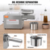 Vevor Electric Oil Press Machine Stainless Steel 284°F Constant Temperature 700W New