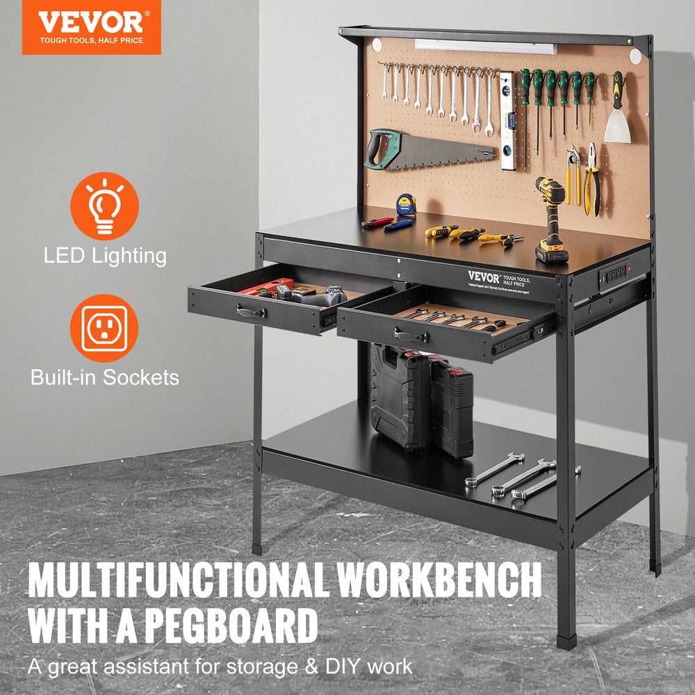 Vevor Workbench A3 Steel 1500W 220 lbs Weight Capacity New