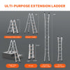 Vevor Telescoping Ladder A Frame 15.5 Ft 330 Lbs Capacity New