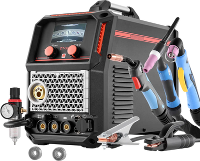 Vevor Plasma Cutter Welder 5-in-1 Combo CUT/TIG/Gas MIG/Flux MIG/MMA Non-Contact New