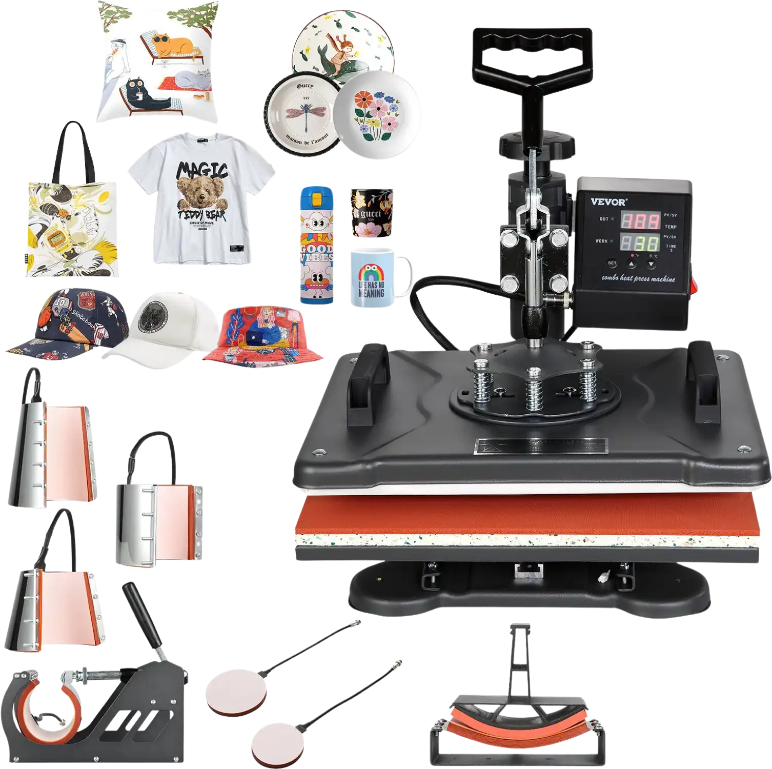 Vevor Heat Press 8-in-1 Machine 12