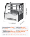 Vevor Refrigerated Display Case 4.2 Cu. Ft. 2-Tier with LED Lighting Turbo Cooling New