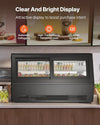 Vevor Refrigerated Display Case 7.1 Cu. Ft 2-Tier with LED Lighting Turbo Cooling New
