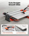 Vevor Manual Tile Cutter 39.4 in. with Spring-Loaded Base and Angle Fence New