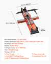Vevor Manual Tile Cutter 39.4 in. with Spring-Loaded Base and Angle Fence New