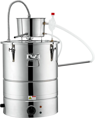 Vevor Alcohol Still 15 Gal 50 L Stainless Steel Distillery Kit for Whisky Wine Brandy New