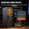 Vevor Wine Fridge with Dual Zone Temperature Control 80 Bottle Capacity New