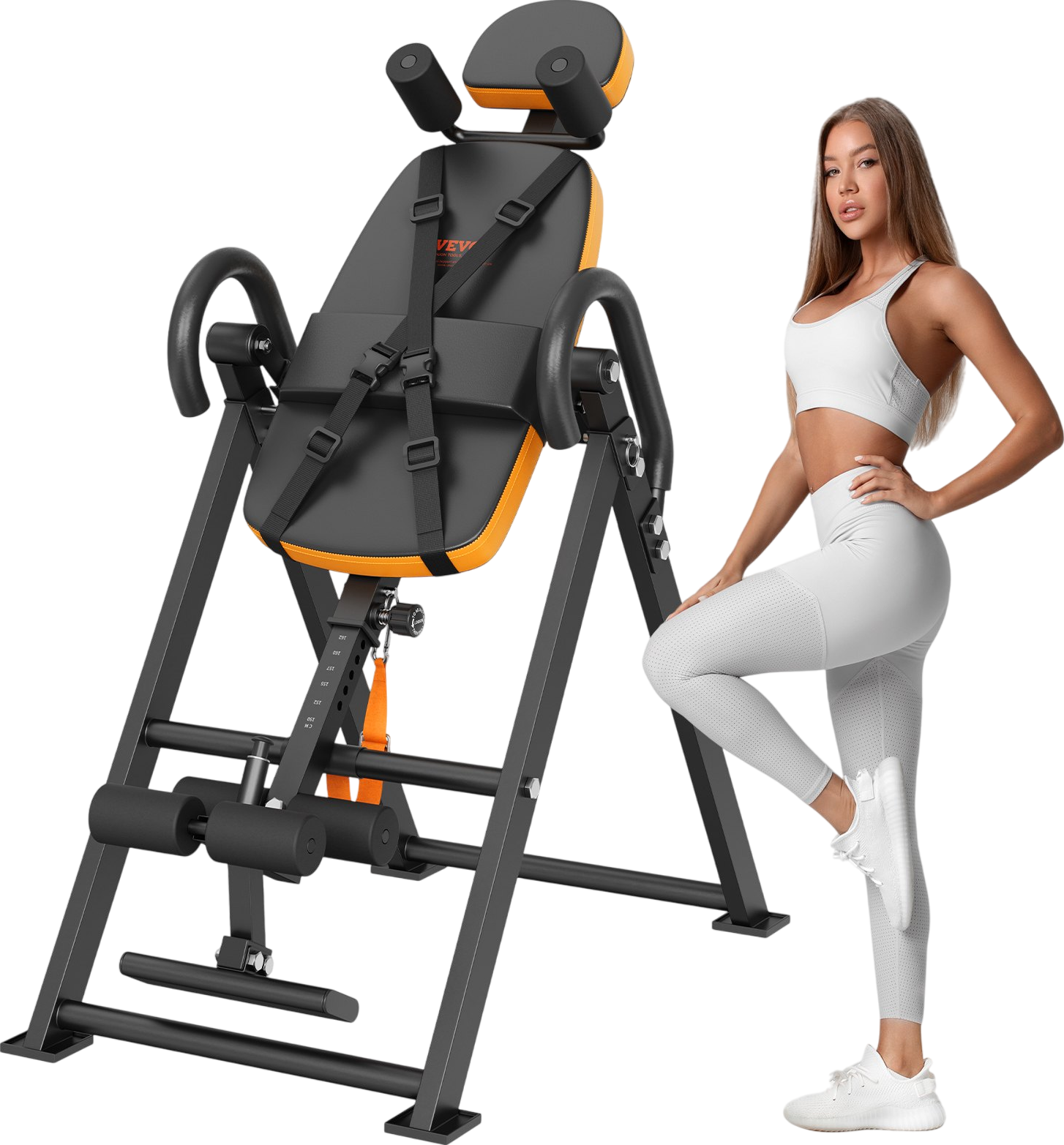 Vevor Inversion Table Foldable Strength Training Equipment 300 Lbs Capacity New