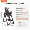 Vevor Inversion Table Foldable Strength Training Exercise Bench 300 Lbs Capacity New