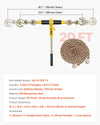 Vevor Ratchet Load Binder 4 Sets 3/8" x 20 ft. G80 Chains 9200 lbs. Working Load New