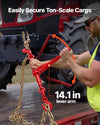 Vevor Ratchet Load Binder 8 Sets 3/8" x 10 ft. G80 Chains 9200 lbs. Working Load New
