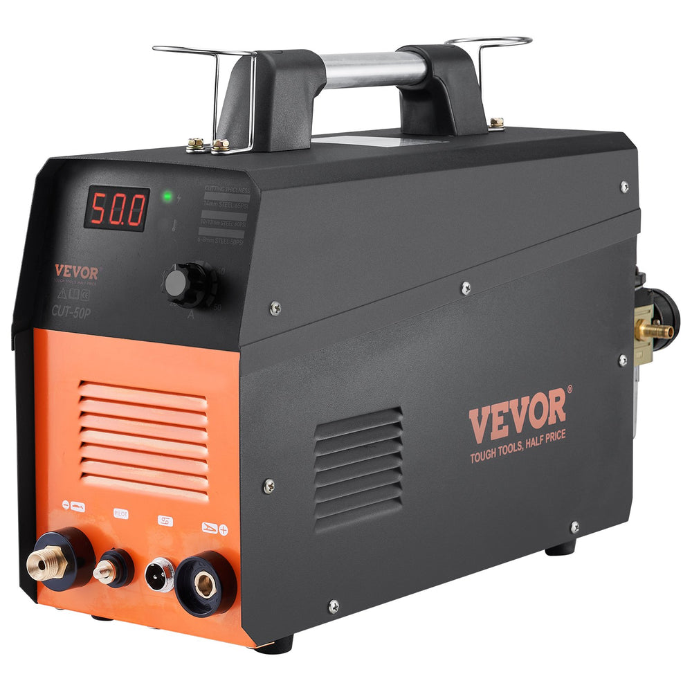 Vevor Plasma Cutter with Torch 50Amp Non-Touch Pilot Arc Dual Voltage 110V/220V New