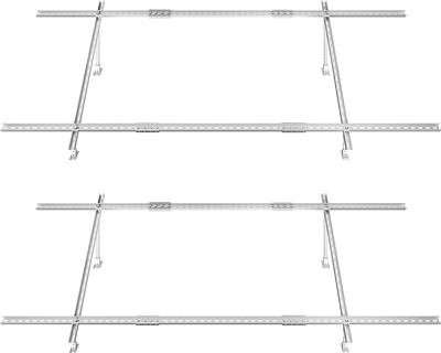 Vevor Solar Panel Mounting Brackets 30°-60° Adjustable 330 Lbs Capacity 2 Sets New