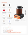 Vevor Electric Melting Furnace 1350W 2102°F Max Digital Temp Control with 3kg Crucible New