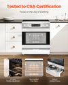 Vevor Electric Range Oven 30" with 4 Burners 4.8 Cu. Ft Capacity New