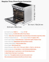 Vevor Electric Range Oven 36 in. 6 Cu. Ft. with 5 Burners Stainless Steel New