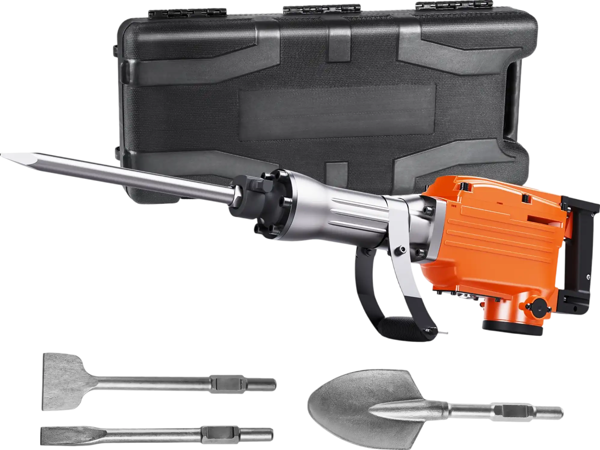 Vevor Demolition Jack Hammer Electric 2200W 1400 BPM with 4 Chisel Bits New
