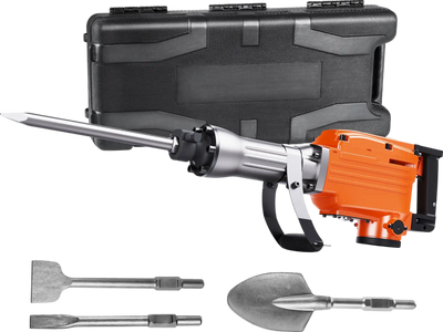 Vevor Demolition Jack Hammer Electric 2200W 1400 BPM with 4 Chisel Bits New
