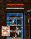 Vevor Electric Humidor Cabinet with Temp Control 7 Layers 1700 Cigar Capacity New