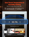 Vevor Electric Cigar Humidor Cabinet with Compressor Cooling Temp Control 450 Capacity New