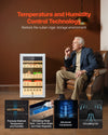 Vevor Electric Cigar Humidor Cabinet with Compressor Cooling Temp Control 450 Capacity New