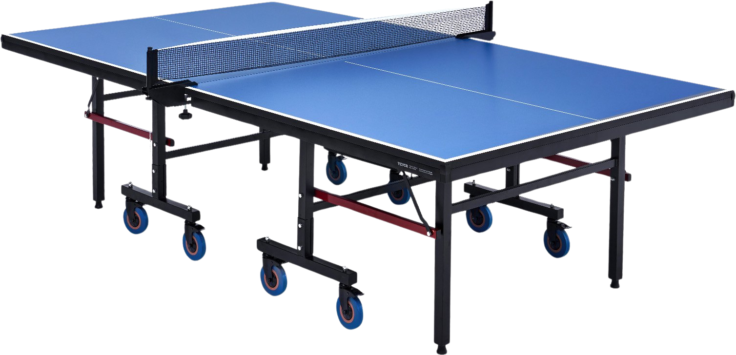 Vevor Ping Pong Table 25mm Thick Foldable with Clamp Style Net New