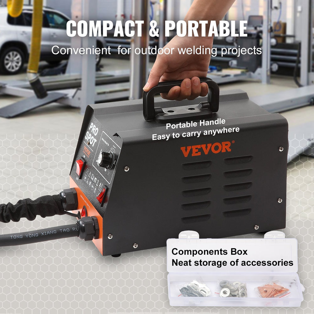 Vevor Stud Welder Dent Repair Kit 3000W Dent Puller with 6 Welding Modes and Accessories New