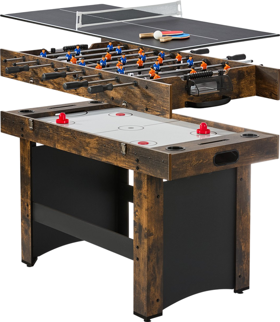 Vevor Game Table 3-in-1 Air Hockey Ping Pong Foosball Combo 54