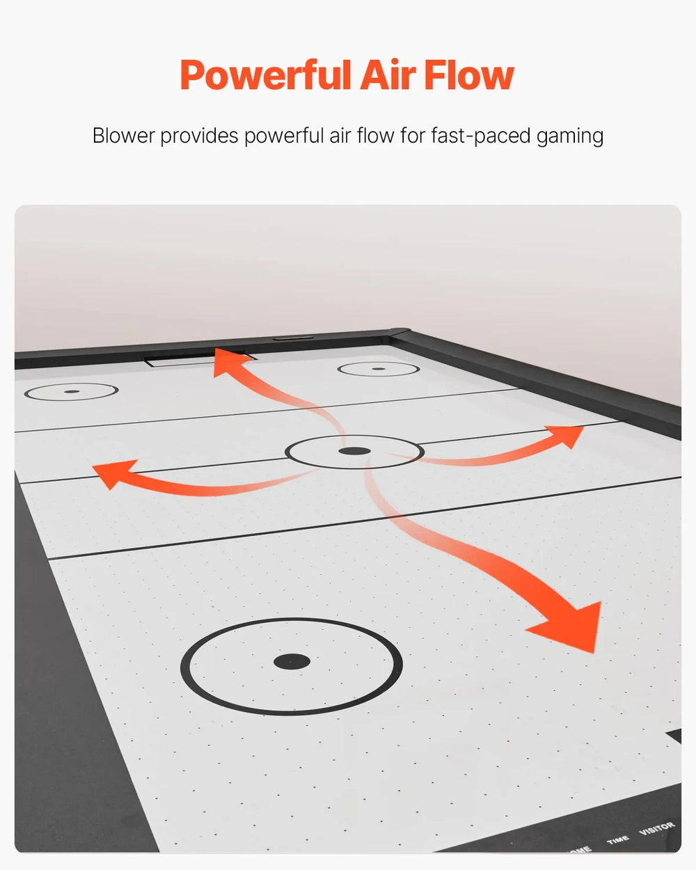 Vevor Air Hockey Table 84" Indoor Gaming Set with Electronic Scorer New