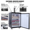Vevor Beer Kegerator Full Size Dual Tap Dispenser with Temperature Control New