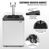 Vevor Beer Kegerator Dual Tap Draft Dispenser Full Size Keg Refrigerator New