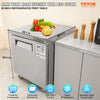 Vevor Commercial Refrigerator 7.4 Cu. Ft. Single Door Worktop Prep Station with Lock New