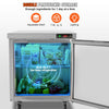 Vevor Commercial Refrigerator 7.4 Cu. Ft. Single Door Worktop Prep Station with Lock New