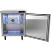 Vevor Commercial Refrigerator 7.4 Cu. Ft. Single Door Worktop Prep Station with Lock New