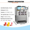 Vevor Commercial Slushy Machine 3.17 Gal. Double Tanks with Touchscreen New